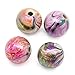 Souarts Multicolor Acrylic Round Ball Loose Beads 8mm Pack of 300pcs