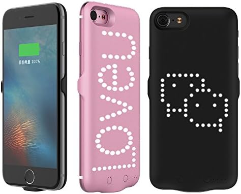 INTLMATE Battery Case for iPhone 7/8, 2000mAh Ultra Slim Portable Protective Charging Case for iPhone 8/7(4.7 in.) Rechargeable Extended Battery Pack Charger Case