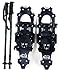 ALPS 30 Inch Snow White Shoes for Boys Women Men with Pair Antishock Snowshoes Poles, Free Carrying Tote Bag