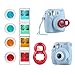 MoroTek 12 in 1 Fujifilm Instax Mini 8/8+ or Instax Mini 9 Accessories Bundles include Case/Album/Strap/3 Styles Frames/Selfie Lens/Filters /Stickers/Pen (Red)