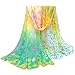 FEITONG New Women Printed Design Soft Chiffon Shawl Wraps Scarf