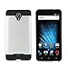 Blu Vivo XL2 Case / Blu Vivo XL 2 Case / Vivo XL2 Case (V0070UU) Cellphone Case, Tough Hybrid Armor Shockproof Dual Layer Drop Protection Case Cover (VGC SILVER)