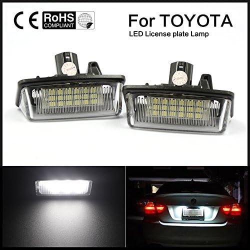 LEIHUANG 03~09 Toyota Crown LED License Plate Light led number plate panel Canbus Lamp