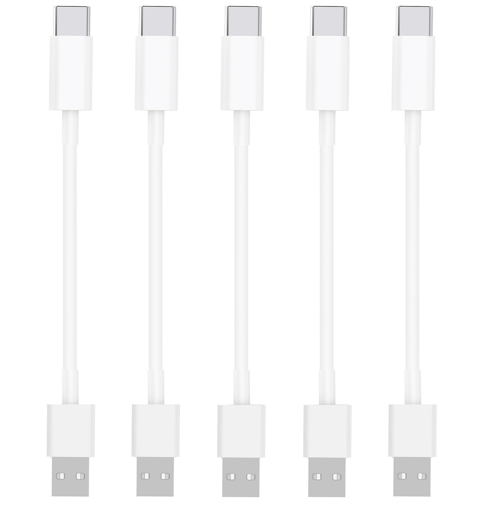 Photo 1 of [Apple MFi Certified] Short iPhone 17 Charger Fast Charging, 8Inch 5 Pack USB to Type-C Cable Fast iPhone Charging Cables High Speed Data Sync Transfer Cord for iPhone 17 16 15 Pro/iPad/Airpods