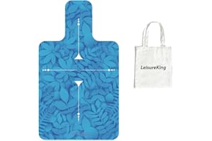 LeisureKing Non-slip Pilates Reformer Mat, Clean Nweat-absorbent, Lightweight and Foldable, Suitable for Pilates Reformer Exercise, Blue