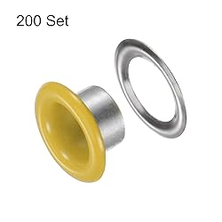 HARFINGTON 200 Set Color Round Grommets 6mm