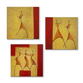 Abstract Oil Painting Feature Painting Artwork for Home...