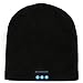 Bluetooth Knit Hat Headphones, Winter Beanie Slouchy Skullies Cap and Touchscreen Gloves Mitts for Men & Women, Wireless Stereo Heatsets Speaker Microphone and Volume Control (Black Hat +Black Gloves)