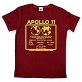 Hank Player 'NASA Apollo 11' Men's T-Shirt (XL, Vintage Red)