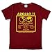 Hank Player 'NASA Apollo 11' Men's T-Shirt (XL, Vintage Red)