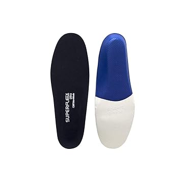 Superflex Ultra Einlagen | Fest verstärkte Innensohle | mit Fersenschale und Arch Support | ideal für High Impact Aktivitäten