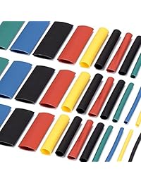 Sopoby, tuberías de revestimiento termorretráctil, 530 unidades. Juegos de manguitos para cable, envoltorio para cable, tubos para aislación eléctrica, 5 colores, 8 tamaños