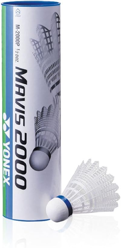 Yonex Mavis 2000 Badminton Shuttlecocks Tube of 6 78 Medium Blue