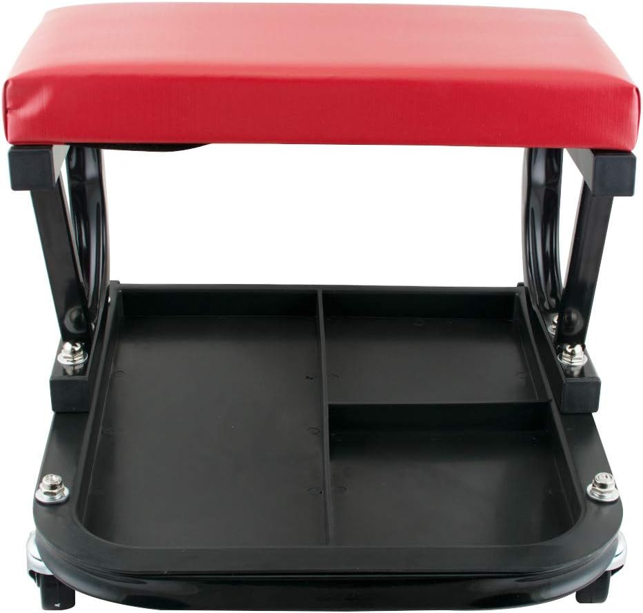 Car Repair Roller Seat Padded Mechanics Roller Creeper Auto Bench Garage Equipment