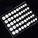Craftbuddy US CB66SW-50 Self Adhesive Ab Clear Resin Pointed Faceted Diamante Rhinestone Stick on Gems