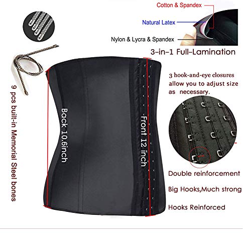 TWINS-FLAME-Corsetto-Latice-Elastico-Waist-Trainer-Bustino-Shaper-Perdita-di-Peso
