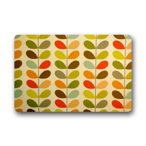 DEGTTF Real Simple Orla Kiely Custom Doormat Indoor Outdoor Floor Mat (23.6"x15.7")