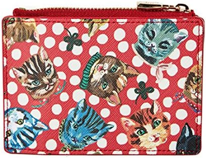 Card Mini Slim Wallet Coin Purse PU Leather Zipper Slim Card Holder Panda
