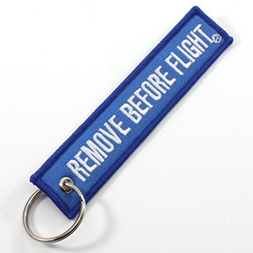 Rotary13B1 Remove Before Flight Keychain - Blue