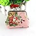 Toraway Wallet, Retro Womens Flower Small Wallet Coin Purse Clutch Handbag (Pink)