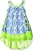 Bonnie Jean Girls' Sleeveless Printed Chiffon Hi Low Dress