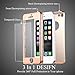iPhone 7 Plus 5.5 Inch Full Body Hard Case-Auroralove Rose Gold 360 Degree Full Protective Slim Sleek Front Back Case for iPhone 7 Plus 5.5 Inch with Tempered Glass Screen Protector