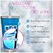 YOUNGFIT The Tumbler by OZO - Premium Stainless Steel Vacuum Insulated Travel Mug, Hot or Cold Drinks with Straw and Brush, 16oz capacity, in Matte Blue