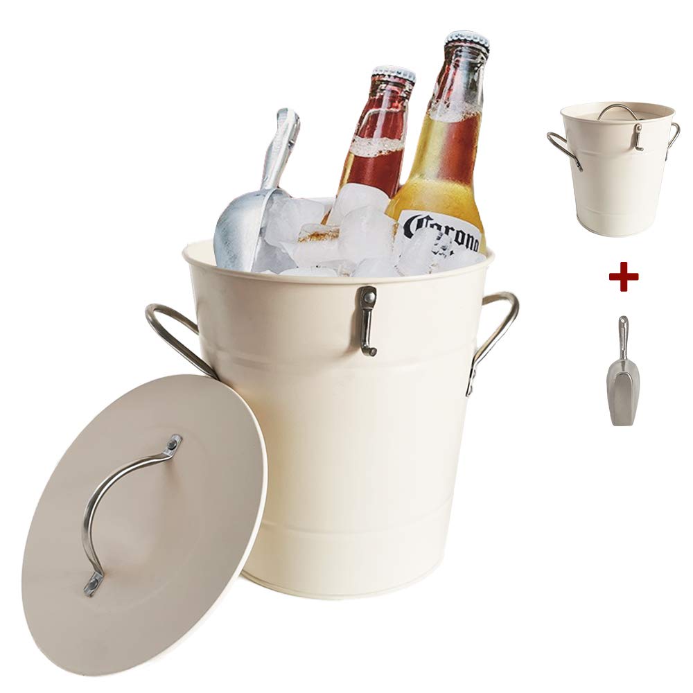 ice bucket with lid and scoop