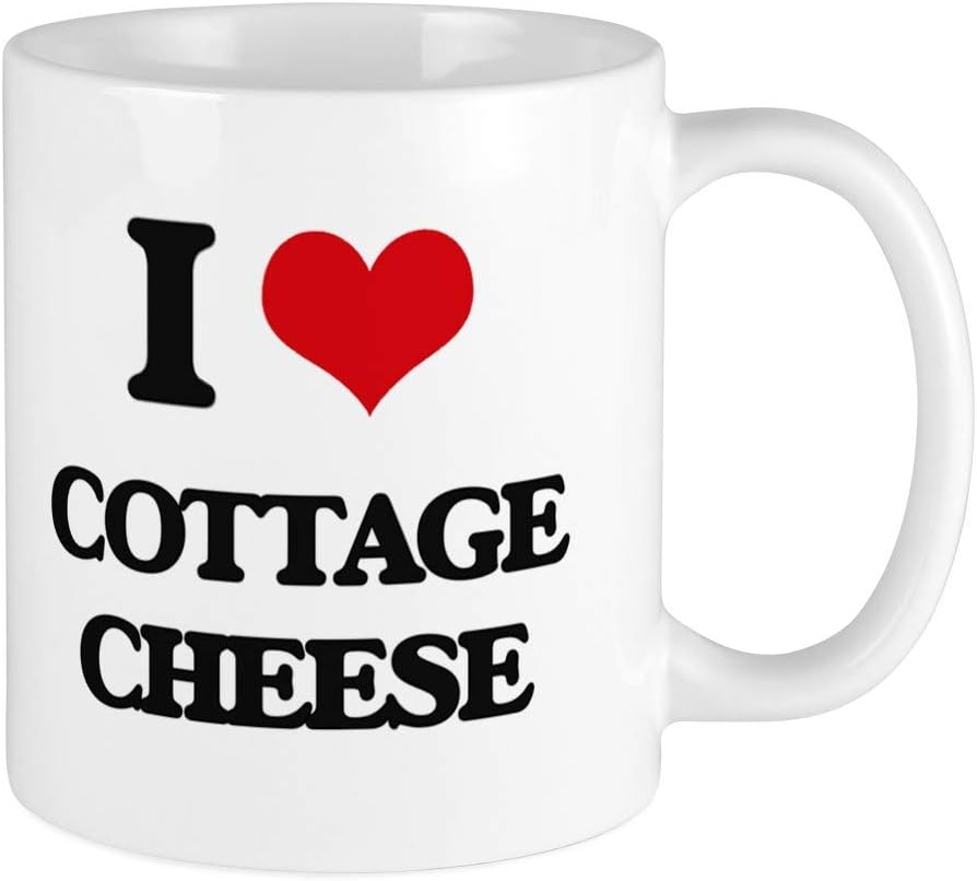Amazon Com Cafepress I Love Cottage Cheese Mugs Unique Coffee Mug