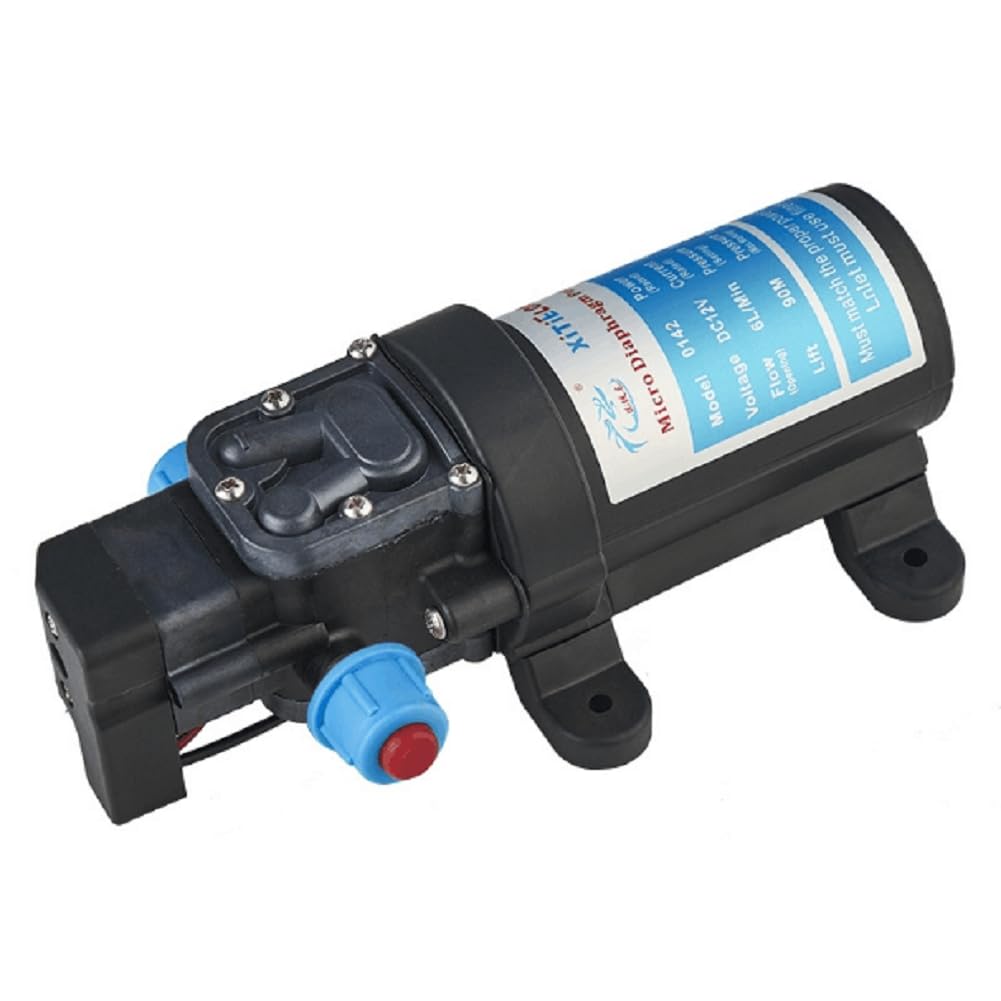 MASUNN DC 12V 60W 5L/Min Motor High Pressure Micro Diaphragm Water Self Priming Pump