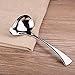 IMEEA Small Sauce Ladle with Pouring Spout 18/10 Stainless Steel Sauce Drizzle Spoon, 7inch