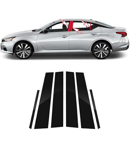 Chrome Delete Vinyl Overlay Kit For 2019-2025 Nissan Altima L34 – Matte Or Glossy Black