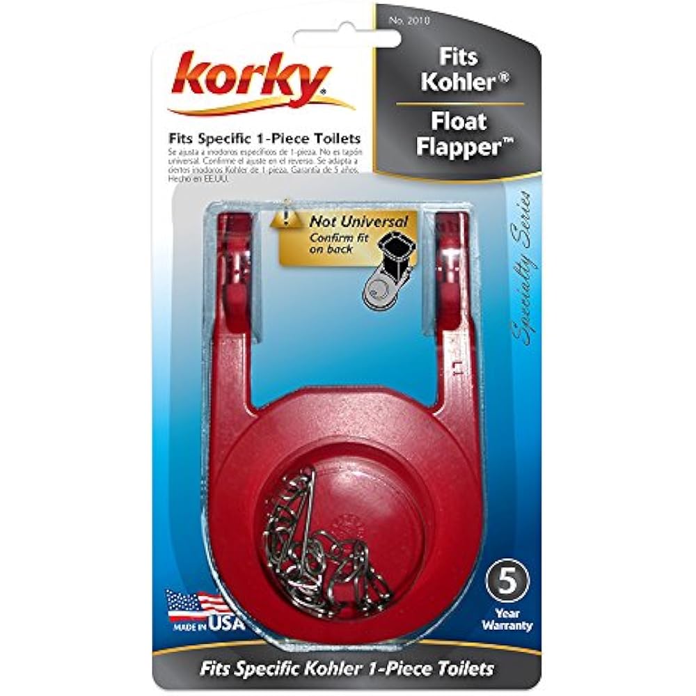 2010BP Rialto Float Flapper For Kohler Toilet Repairs Replaces Part