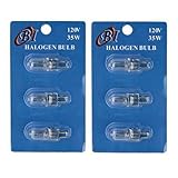 Halogen Bulb (For Electric Oil Warmers) - 35 watts - Small Halogen Bulb Lights - Used in Burning Candles and Oils (6)