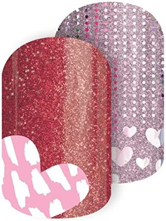 Jamberry by M. Network Valentines Day Nail Wraps ~ Hearts Desire ~ Half Sheet