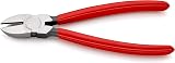 KNIPEX Diagonal Cutter 180 mm Plastic Coated 70 01 180 Precision Cutting view 2