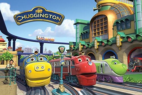 CAKEUSA Disney Chuggington Party Birthday 1/2 Size Frosting Sheet Cake Topper Edible Image