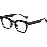 Cyxus Bold Frame Blue Light Glasses for Men Women Reduce Eye Strain UV400 Protection for Office Work Gaming 8321