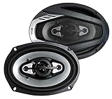 BOSS Audio Systems NX694 Car Speakers - 800 Watts Per Pair, 400 Watts Each, 6 x 9 Inch, Full Range, 4 Way, Sold in Pairs