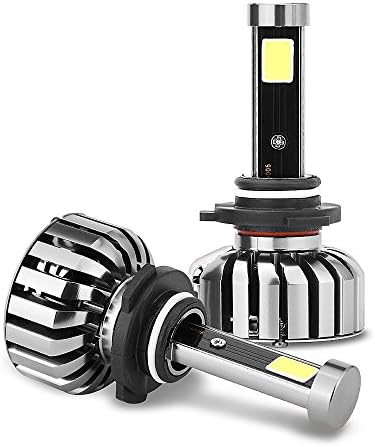 LightingRoad LED Headlight Bulbs Conversion Kit Cob 80w 8000lm 6000K Cool White,50000 HOURS,1 Yr Warranty. (9006)