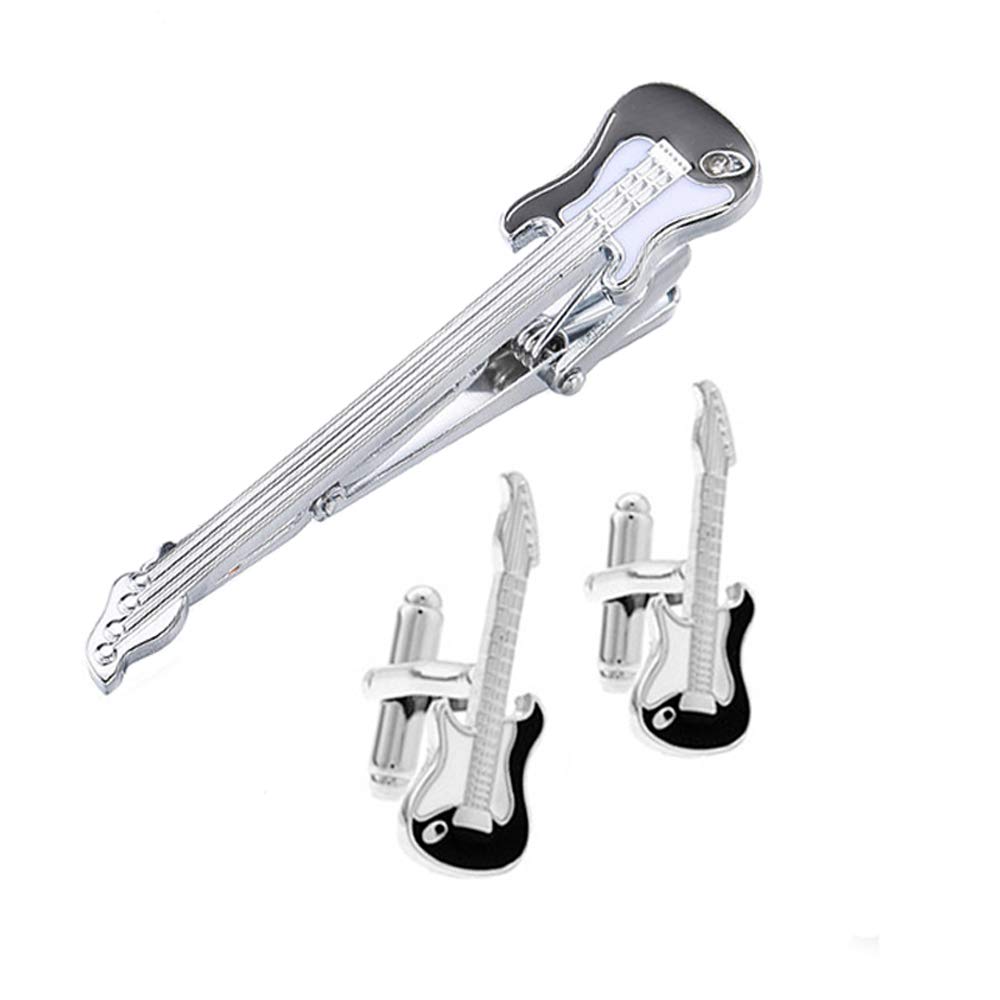 Salutto Men's Cufflink and Tie Clip Tie Bar Set Fashion Special Shape