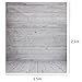 Mohoo 5x7ft Silk Photography Background White Wood Floor Pattern Photography Backdrop Studio Props (Updated Material)