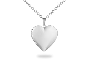 PHOCKSIN Locket Necklace for Women Black/Gold/Silver Locket Necklace for Girls Oval/Round/Heart Photo Necklace With Picture Inside Birthday Gifts for Women