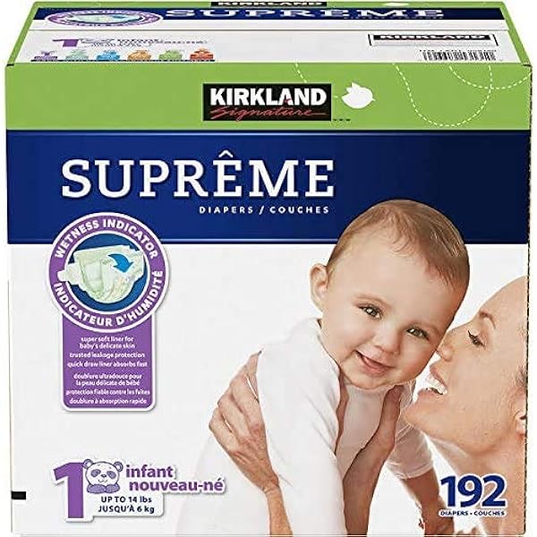 kirkland size 1 diapers weight