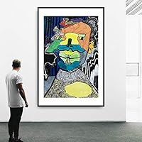 Framed Canvas Wall Art Flowers Canvas Prints Home Artwork Decoration for Living Room,Bedroom - 16x24 inches