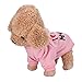 Howstar Pet Clothes,Puppy Hoodie Sweaters Winter Warm Hoodie for Dogs Cats Sweatshirt I Love My Mom Printed Pet Costumes(M, Pink)