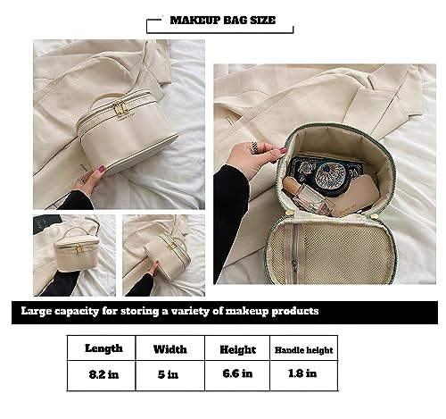 VOSRTDSV Cute Travel Makeup Bag,Portable Toiletry Make up Organizer Cosmetic Bags for Women,3PC Toiletries accessories Travel Accessories Dorm Room Toiletry Bag