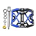 Mzyrh Mountain Bike Pedals, Ultra Strong Colorful CNC Machined 9/16