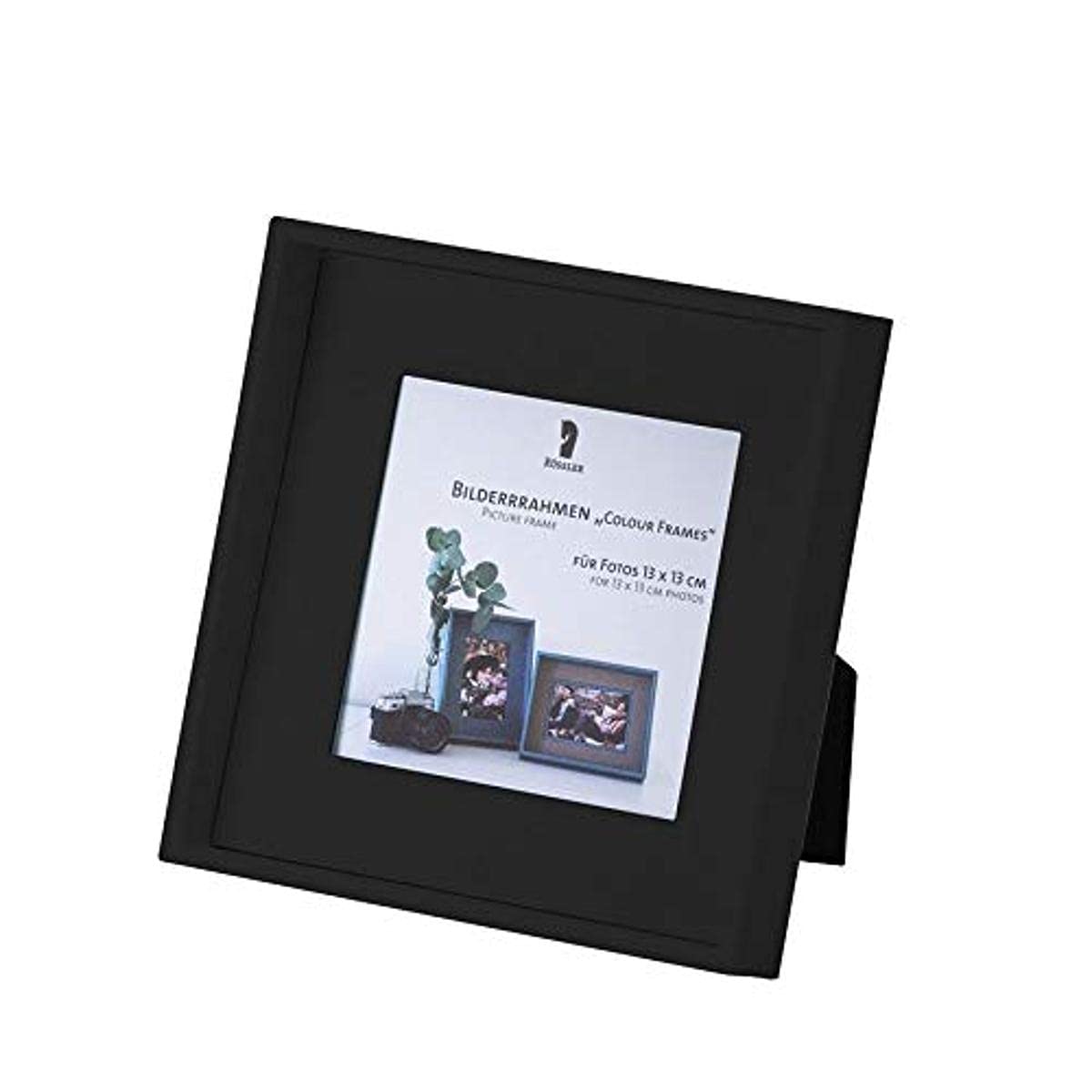 Rössler Papier 1300452705 - S.O.H.O. Fotolijst, Colour Frames, formaat 13 x 13 cm, zwart, 1 stuk