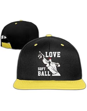 Cool Man Love Softball Kids Hip Hop Baseball Cap Hat For Boys Girls